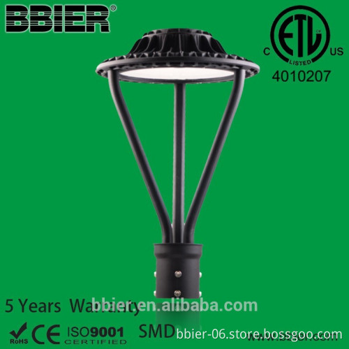 UV stable powdercoat 100w ETL DLC exterior spike top post light